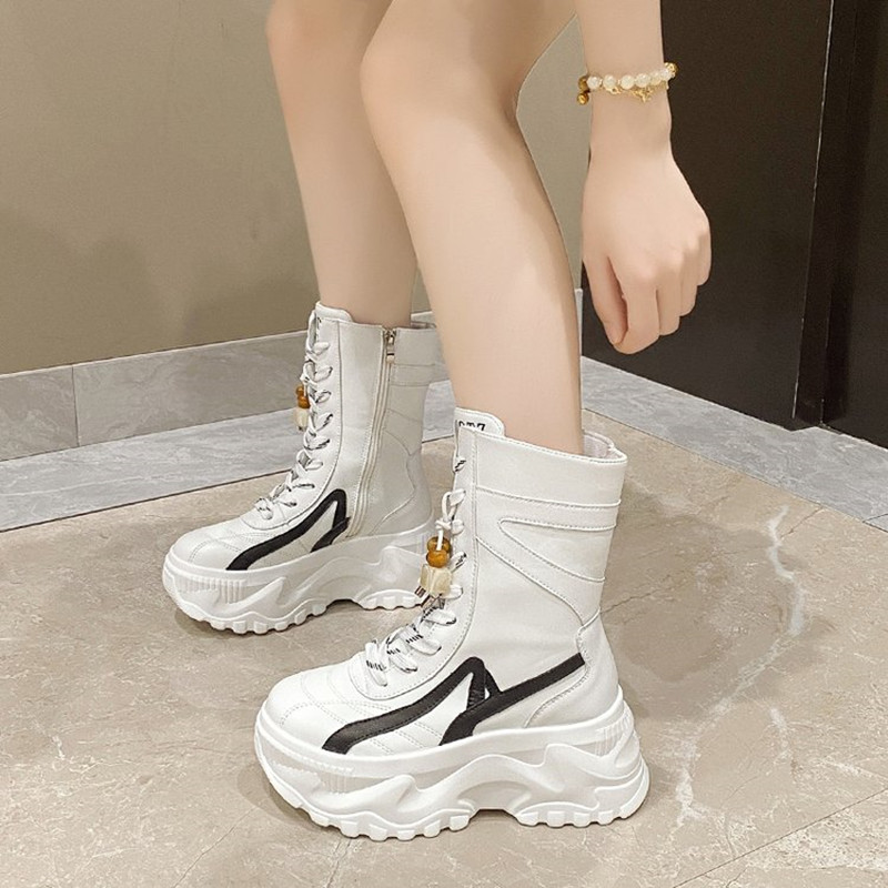 Nuevas botas gruesas a media p - Wedge Espadrille Women reseña y precio