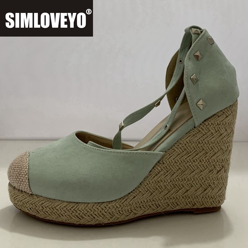 Alpargatas SIMLOVEYO, sandalia - Wedge Espadrille Women reseña y precio