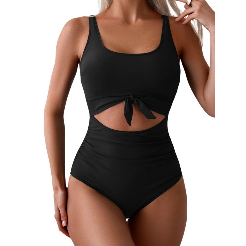 Traje de baño tankini de color - Swimsuit Bikini Ruched reseña y precio